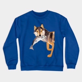 Totem Coastal wolf (Vancouver Wolf) #1 Crewneck Sweatshirt